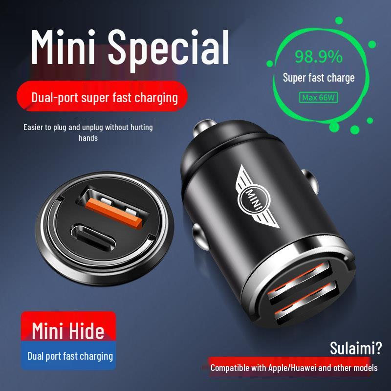 Compatible BMW Mini Cooper Hidden Car Charger Type F56/F55/PD Super Fast Charger