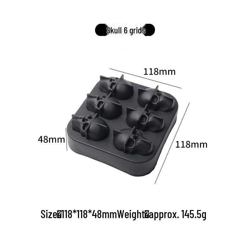 Skull Ice Cube Tray Set
