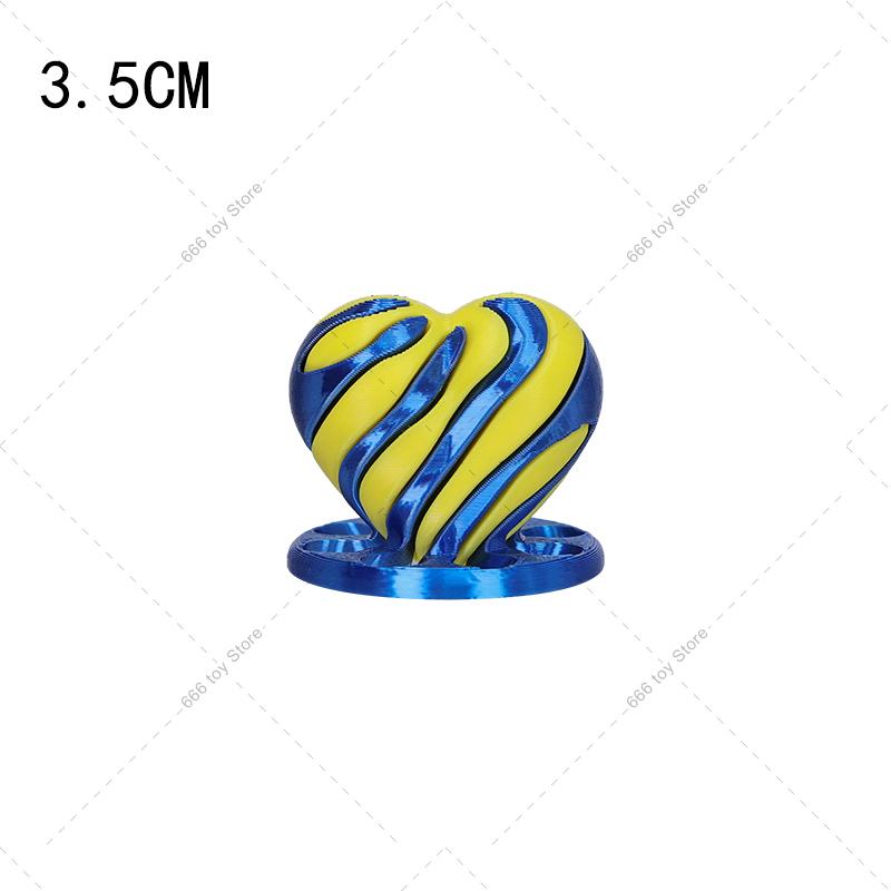31 Stil 3D-gedruckter Spiral-Kegel Rakete Geist Herz Durchgang Fidget Spielzeug Unmögliche Pyramide Stressabbau Spielzeug Schreibtisch Dekoration