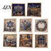 Beginner Friendly Craft DIY Hanukkah Pearl Art Kit, 3D Mosaic Bead Set, Creative Indoor Garden Decor Ritual Activity Making Kit for Traditional