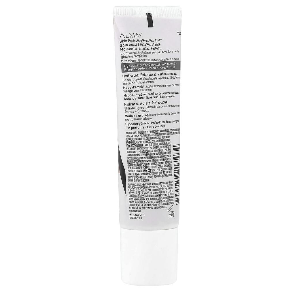Almay, Skin Perfecting Hydrating Tint™, 120 Beige, 28ml (0.94fl oz)