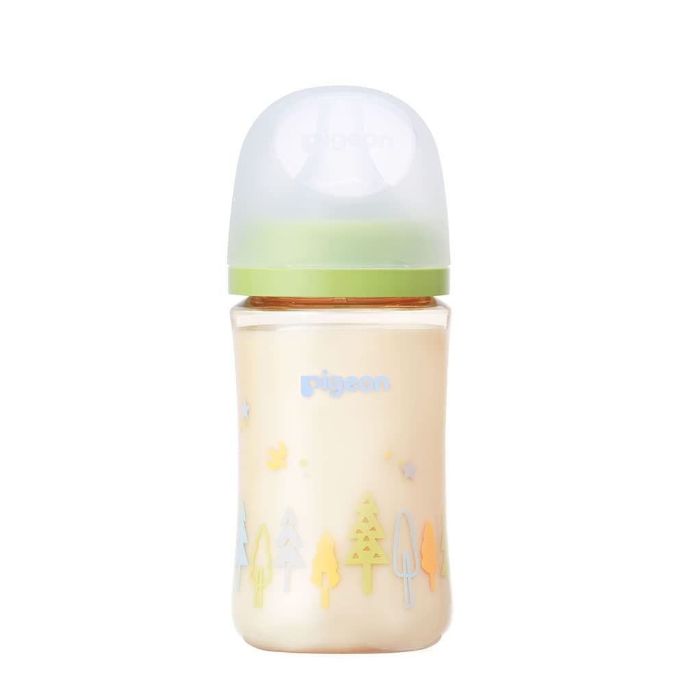 Pigeon Breastfeeding for babies 3 months and made of lightweight and and used in medical Bottle, 240ml, older, high-quality plastic,