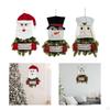Christmas Tree Ornament Handcraft Creative with Hanging Ropes Lights Xmas Pendant