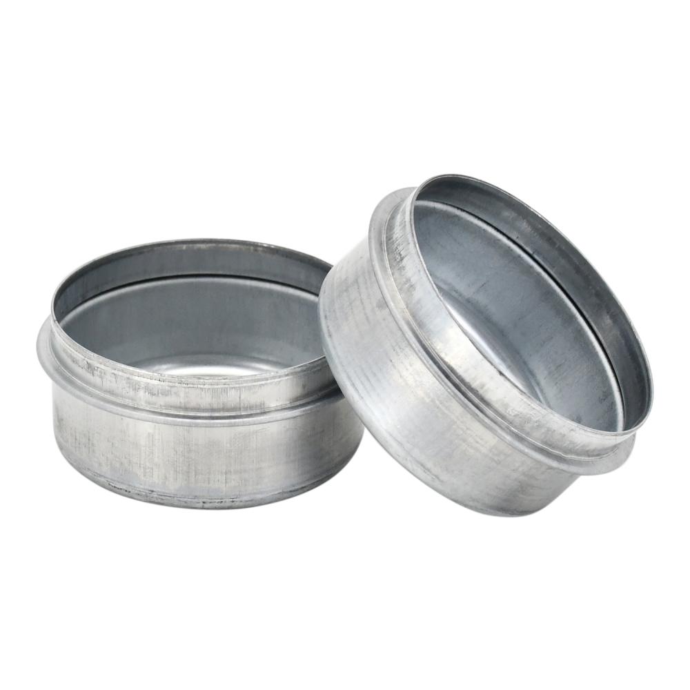 2.44 Bearing Grease Cover Dust Cap Trailer Axle Wheel Hub with Rubber Plug Compatible with Dexter Compatible with Boat Trailer