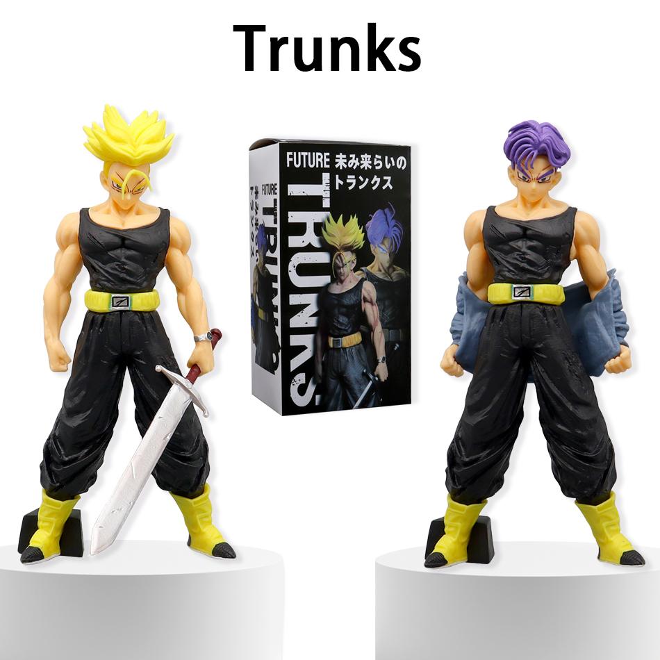 Anime Dragon Ball Trunks Figur Super Saiyan Fremtidig Trunks PVC Actionfigurer GK Statue Samlingsmodell Leker