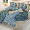 Peacock Flower Hydrangea Retro Duvet Cover With Pillow Case Custom 3pcs Bedding Set Quilt Cover Double Bed Home Textile