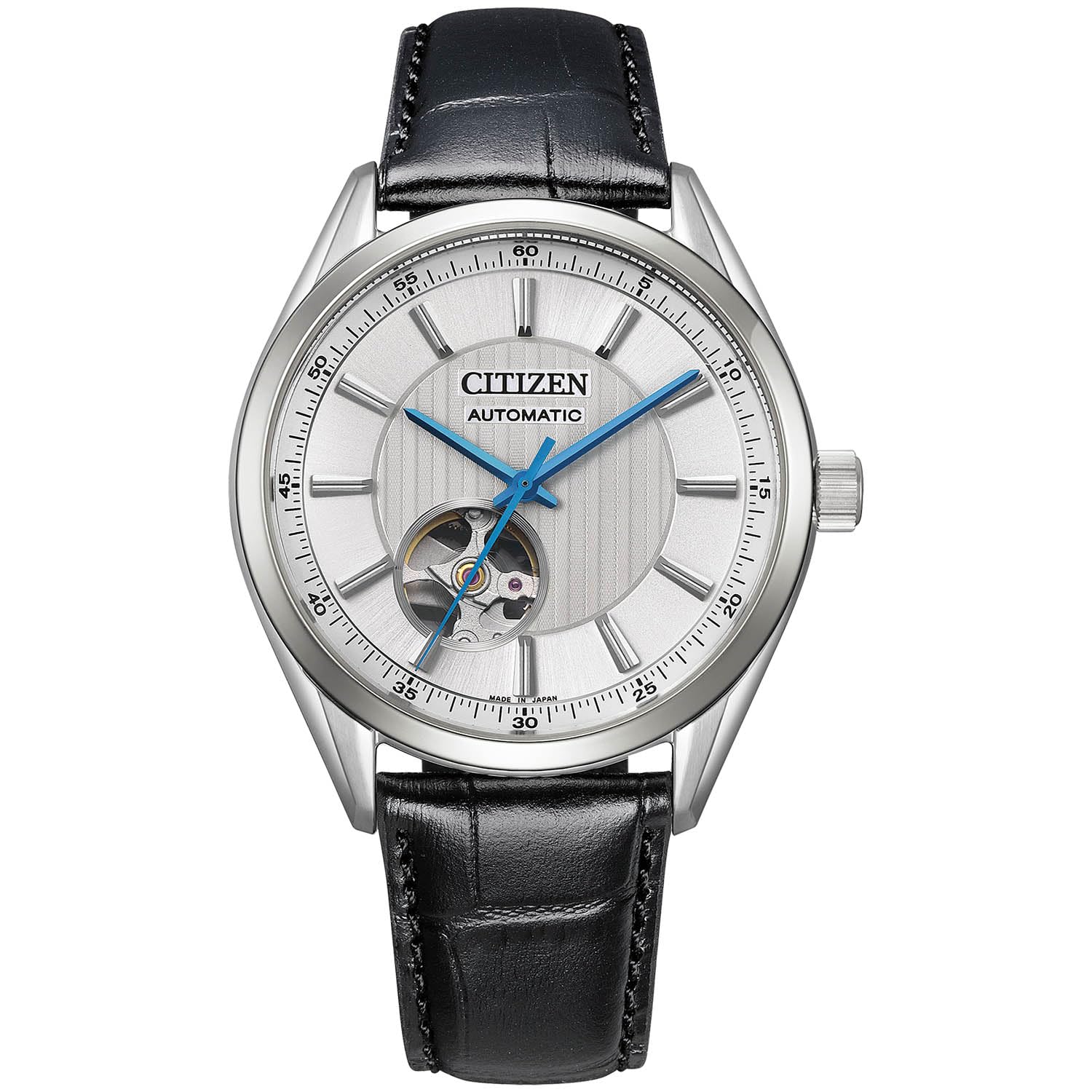 

[Citizen] Watch Citizen Collection Mechanical Automatic Winding Waterproof Silver Open Heart NH9111-11B Men s Black