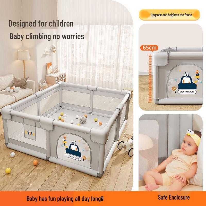 Parque Infantil de Seguridad para Niños y Alfombra de Gateo - Barrera Interior para Bebés