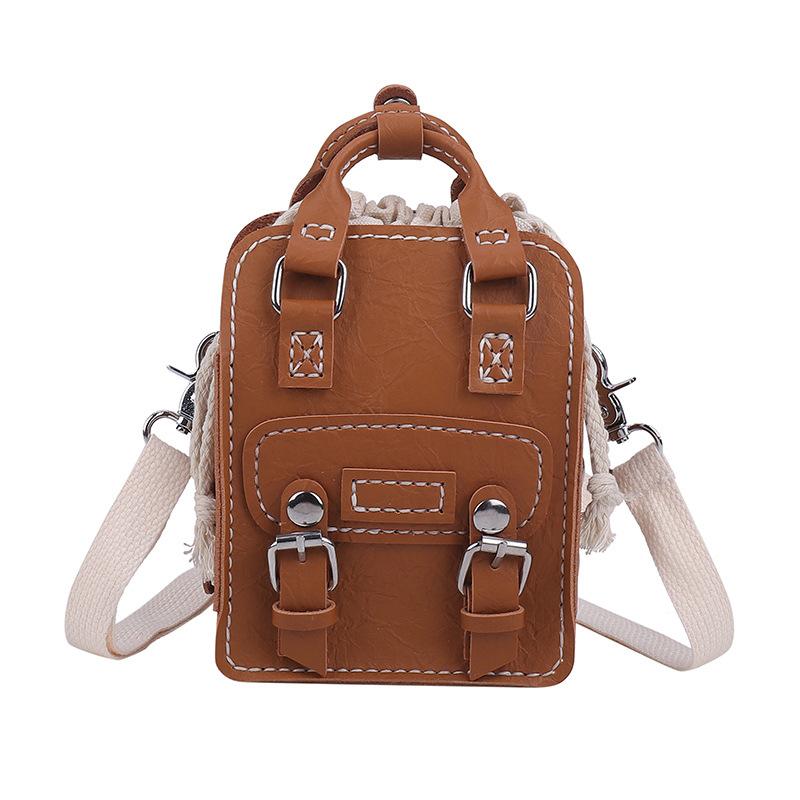 

Leather Messenger Bag Making Material Set DIY Handmade Shoulder Handbag Leathercraft Women Hand Stitching Sewing Bags Accessory коричневый