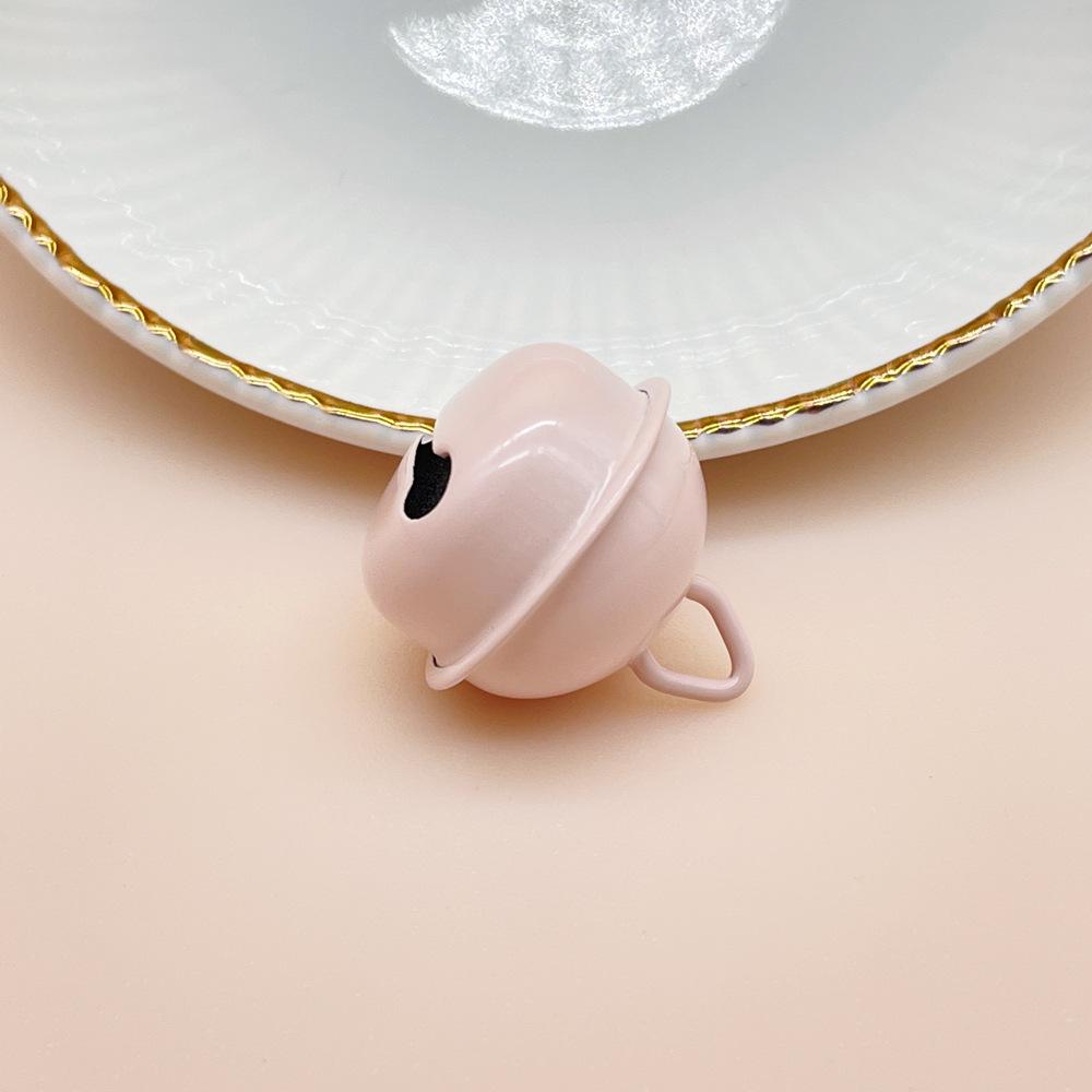 22mm Candy Color Bells for DIY Jewelry & Keyring Gifts - Metal Baked Paint Christmas Accessories