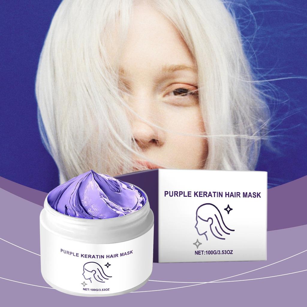 Maska do włosów No Yellow Purple Hair Mask do włosów blond, siwych i siwych 100ml