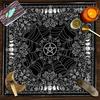 Bird Moon Pattern Astrology Tablecloth Tarots Divinations Tablecloth Altars Cloth Divinations Board Game Accessory