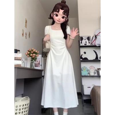 White Slim Dress Slim Skirt Women's Summer Explosion New Long Dress High-end Dress