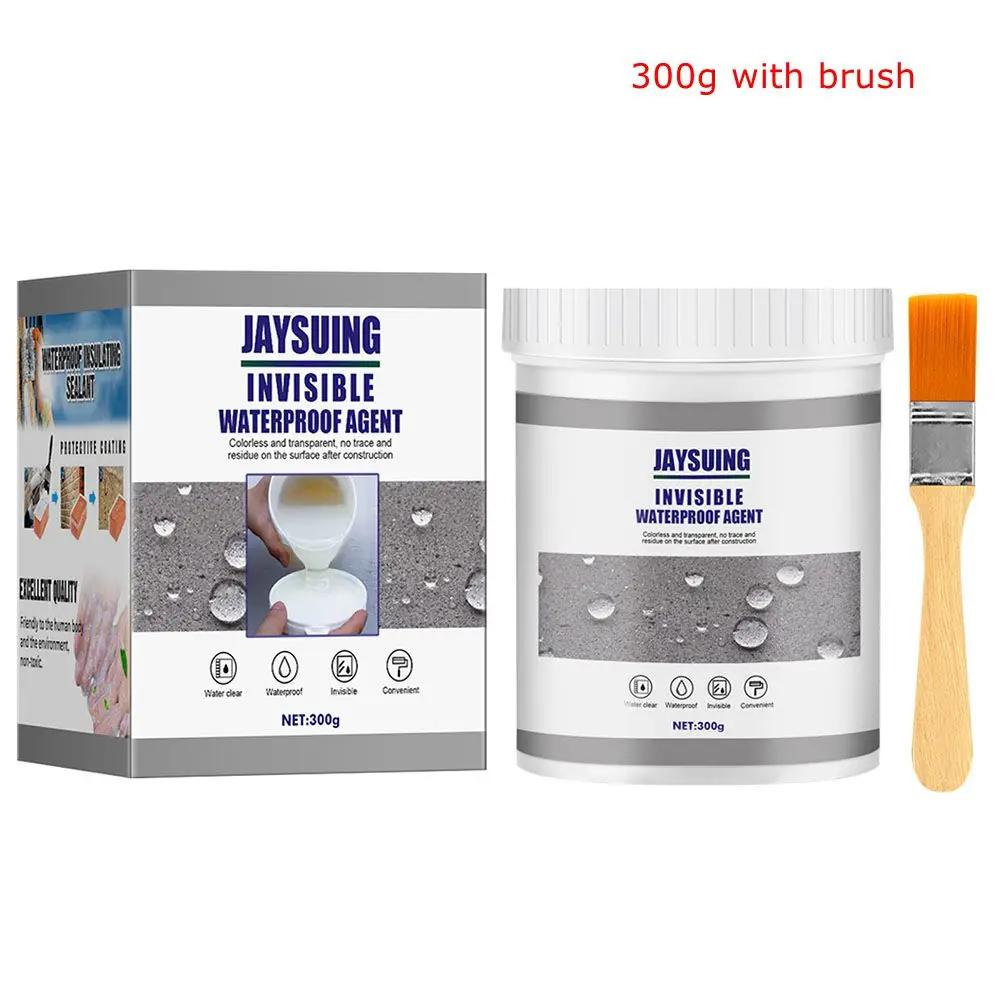 100/200/600g Waterproof Agent Toilet Anti-leak Spray Sealing Glue with Brush Repair Broken Powerful Invisible Paste Sealant Glue