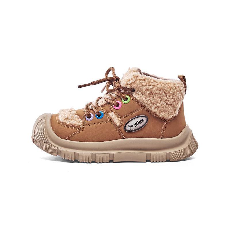 Kids  2025 Winter High-Top Velvet-Lined Warm Outdoor Shoes for Boys & Girls 29