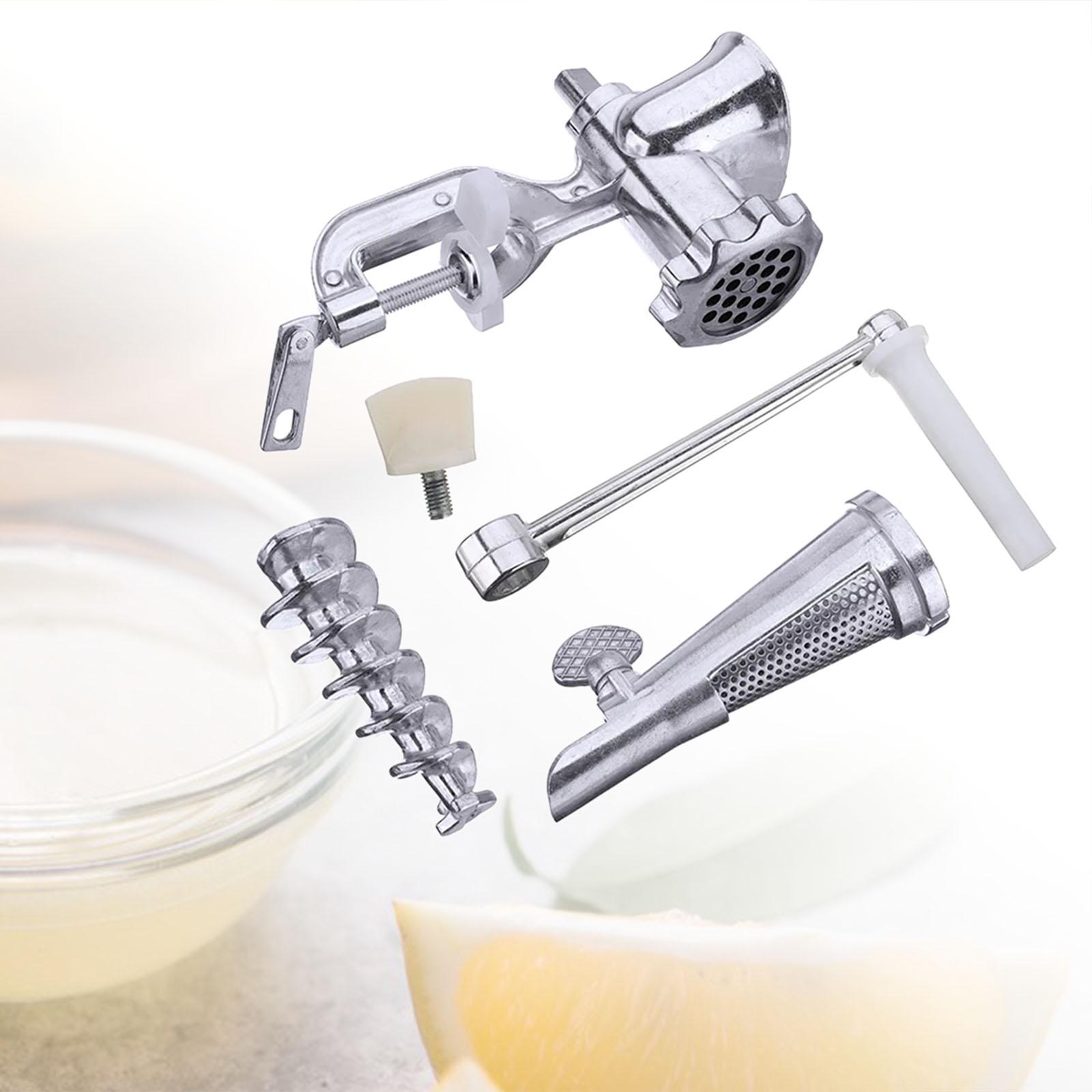 Spremiagrumi Manuale in Paglia di Grano con Base a Ventosa e Morsetto da Tavolo Trituratore in Lega di Paglia di Grano Vite Lunga Accessori da Cucina