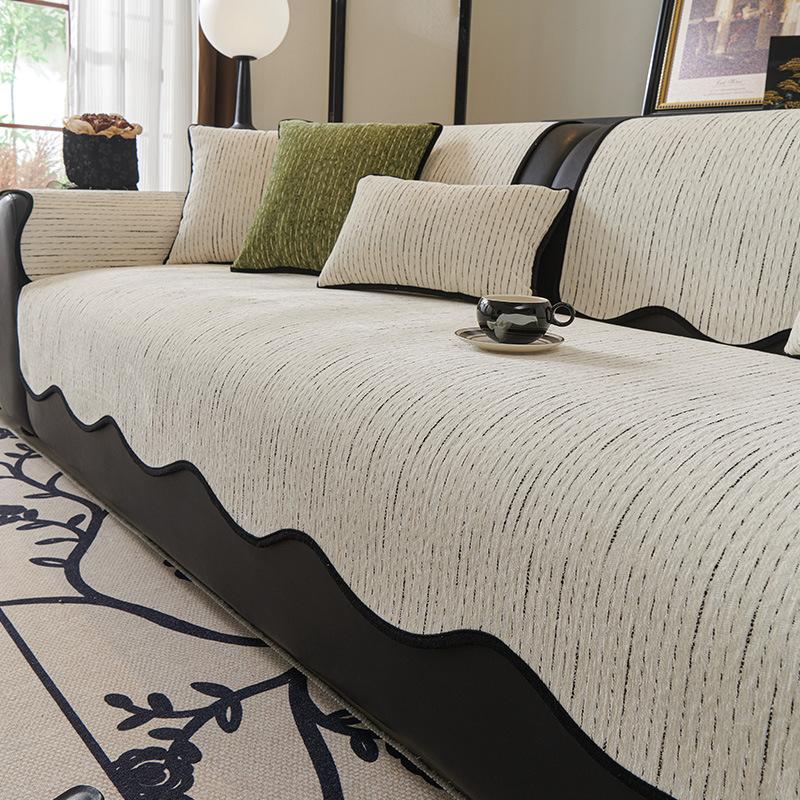 One-Piece Straight Non-Slip Seat Cushion  New Special-Shaped Sofa Cushion Universal In All Seasons, High-End Sofa Cover