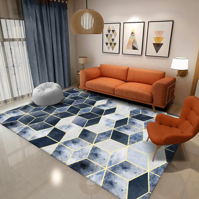 Nordic Style Carpet Simple Coffee Table Living Room Sofa Bedroom Bedside Carpet Household Large Area Carpet Mat