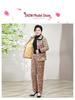 Stylish Winter Velvet-Trimmed Cotton Jacket & Pants Set for Middle-Aged and Elderly: Warm, Loose-Fit Two-Piece Suit