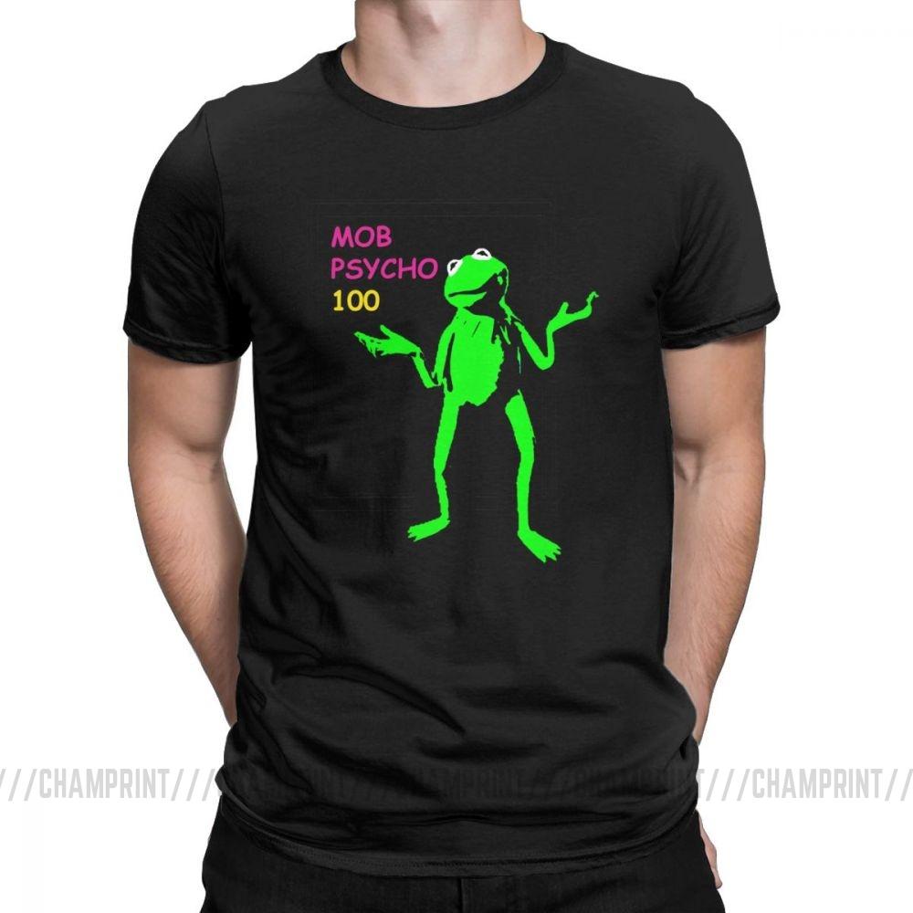 Męska koszulka z krótkim rękawem Mob Psycho 100 Fashion Cotton Tees T Shirt z krótkim rękawem