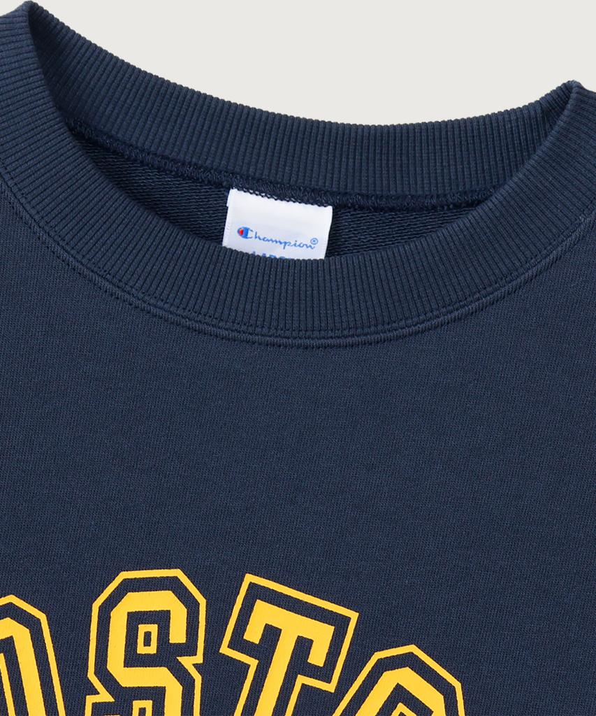 CHAMPION Boston Regular Fit Crew Neck Sweatshirt Navy