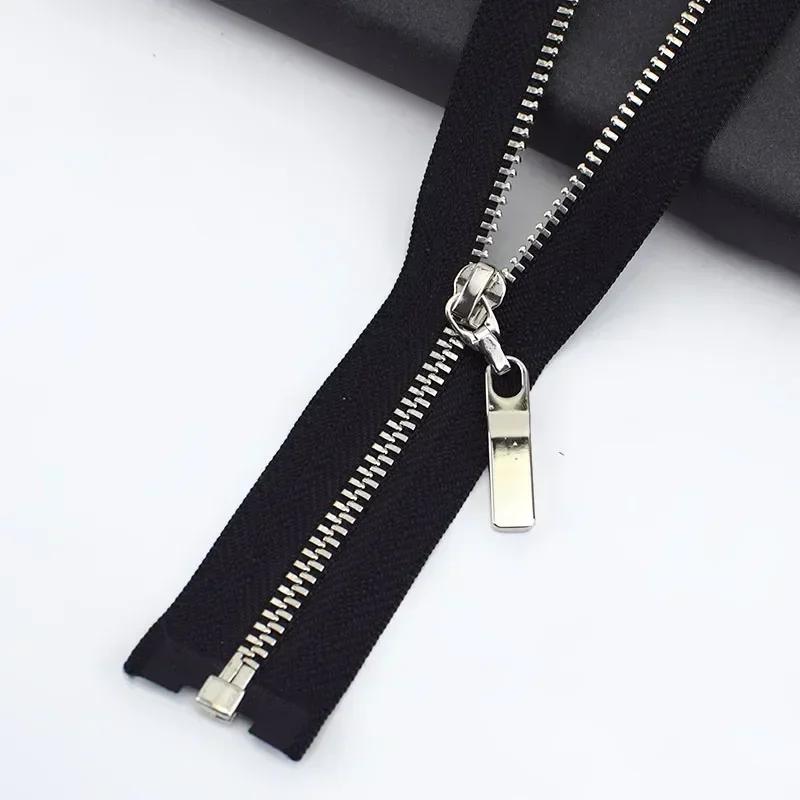2/5Pcs 3# 40-70cm Open-end Metal Zippers for Sewing Jacket Coat Zipper Tapes Clothes Tent Zip Repair Kit DIY Garment Accessories