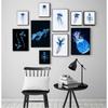 Retro Sea Animal Cyanea Jellyfish Squid Shark Minimalist Art Poster Canvas Painting Wall Prints Picture Living Room Home Decor
