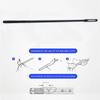 Stick Clean Tool with Cloth Cleaning Rod Swab Flute Cleaning Kit Piccolo Cleaning Cleaning Stick