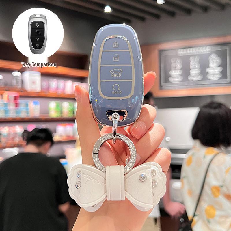 Beijing Hyundai Elantra Key Cover for Yuedong Shengda Mingtu Yixing iX35 - Car Protective Shell Bag