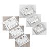 100PCS Buckle Hasp Plate Wall Panel Buckle Clamp Fastener Hardware Furniture Wainscot Board Clip