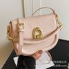 Korean ins fashion hand carry saddle bag 2025 spring and summer new simple and versatile shoulder bag premium messenger bag