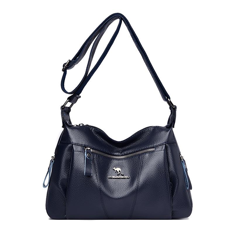 

2025 Женская мода Универсальная сумка большой вместимости на плечо и через плечо синий