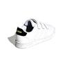 Adidas Neo Advantage Slip Resistant Durable Low Top Kids Skate Shoes Kids Sneakers White Black GW6496