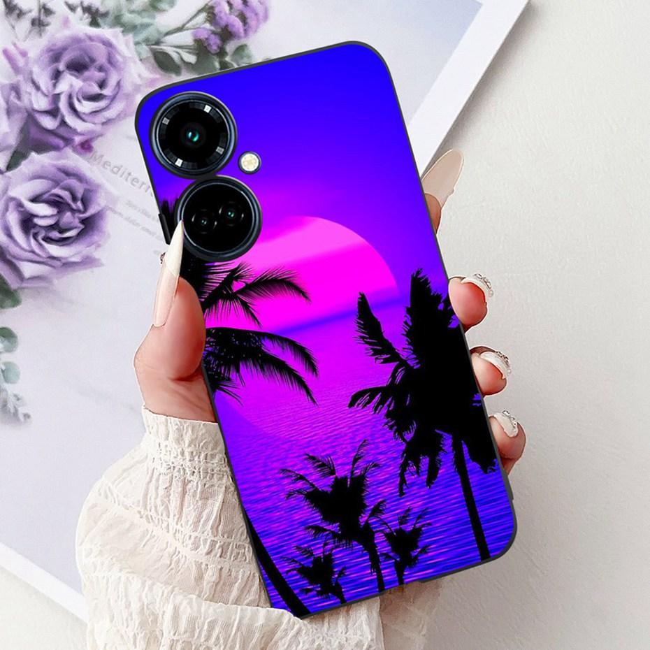 New Design Phone Case For Tecno Camon 19 Pro 5G 4G Camon19 Black Silicone Soft Cover For Tecno Camon 19 19Pro 4G Cases Bumpers