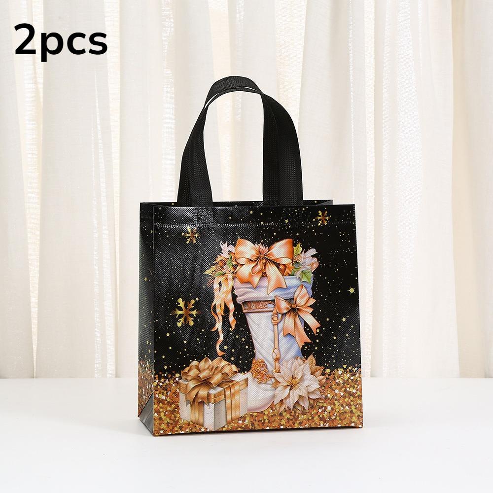 Christmas Handbag with Handle Christmas Tree Snowman Gift Bag Christmas Decorations for Home Christmas Candy Bag