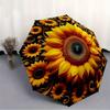 1pc Sunflower Mandala Automatic Open/Close Umbrella, Portable Folding Umbrella for Everyday Use Yy250826075