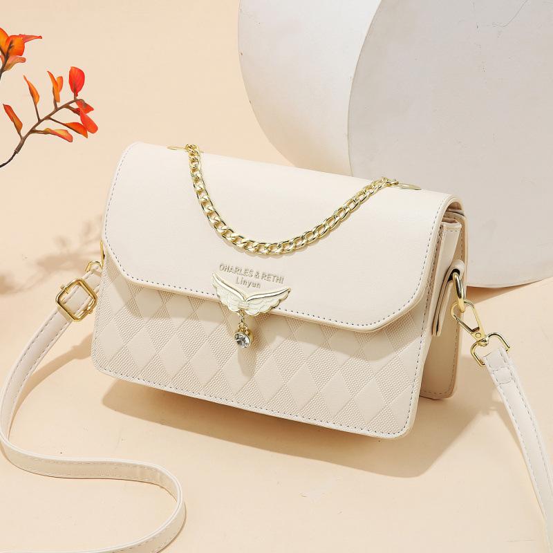 Crossbody bag women's new simple small square bag shoulder bag handbag birthday gift Valentine's Day commute