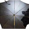 Used Yves Saint Laurent Long Umbrella Parasol Floral Embroidery