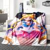 1Pc Moonlit Sailor Magic Blanket For Couch Bed Plush Cozy Fuzzy Blanket Super Soft Warm Blankets For Fall And Winter 0918241