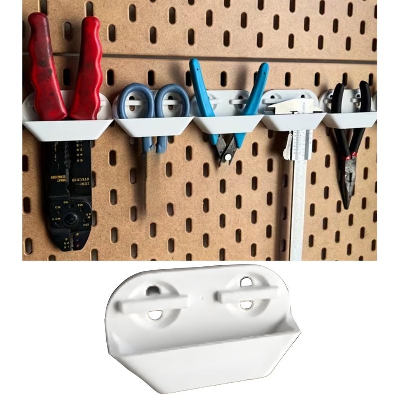Sturdy Wall Mounted Tool Shelf For Hammers Screwdrivers Pliers Easy to Installation Storage Rack