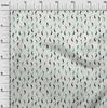 oneOone Cotton Flex Dark Teal Green Fabric Ocean Fish Dress Material Fabric Print Fabric By The Yard 40 Inch