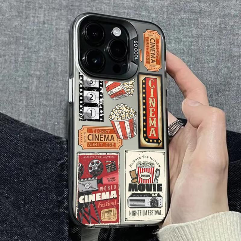 

Sticker Label Element Pattern Phone Case For Samsung Galaxy S26 S25 Ultra S24 S23 FE S22 S21 Plus S20 A56 A55 A54 A53 Back Cover Galaxy S20 Ultra
