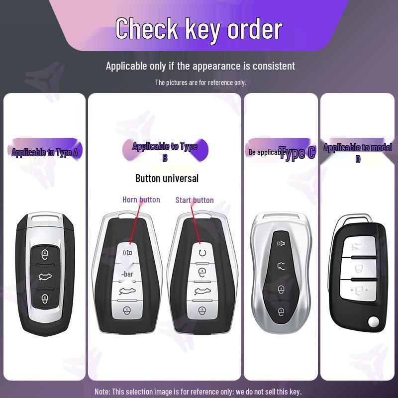 Geely Car Key Covers: Compatible with GL, Emgrand, GS, S1, Boyue, X3, Vision, X6, King Kong, Borui.