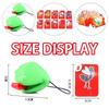 Masque Grenouille Drôle avec Langue Remuante Cartes à lécher Jouets Puzzle de Bureau Antistress pour Fête de Famille