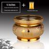 Ceramic Indoor Incense Burner for Buddhist Offerings - Small Holder for Living Room or Buddhist Hall.