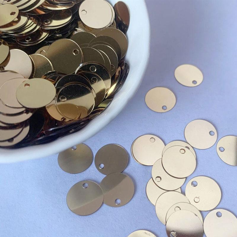 Paillettes in PVC da Fabbrica 6mm-65mm Rotonde Perlate Accessori per la Lavorazione di Abbigliamento Realizzati in Plastica