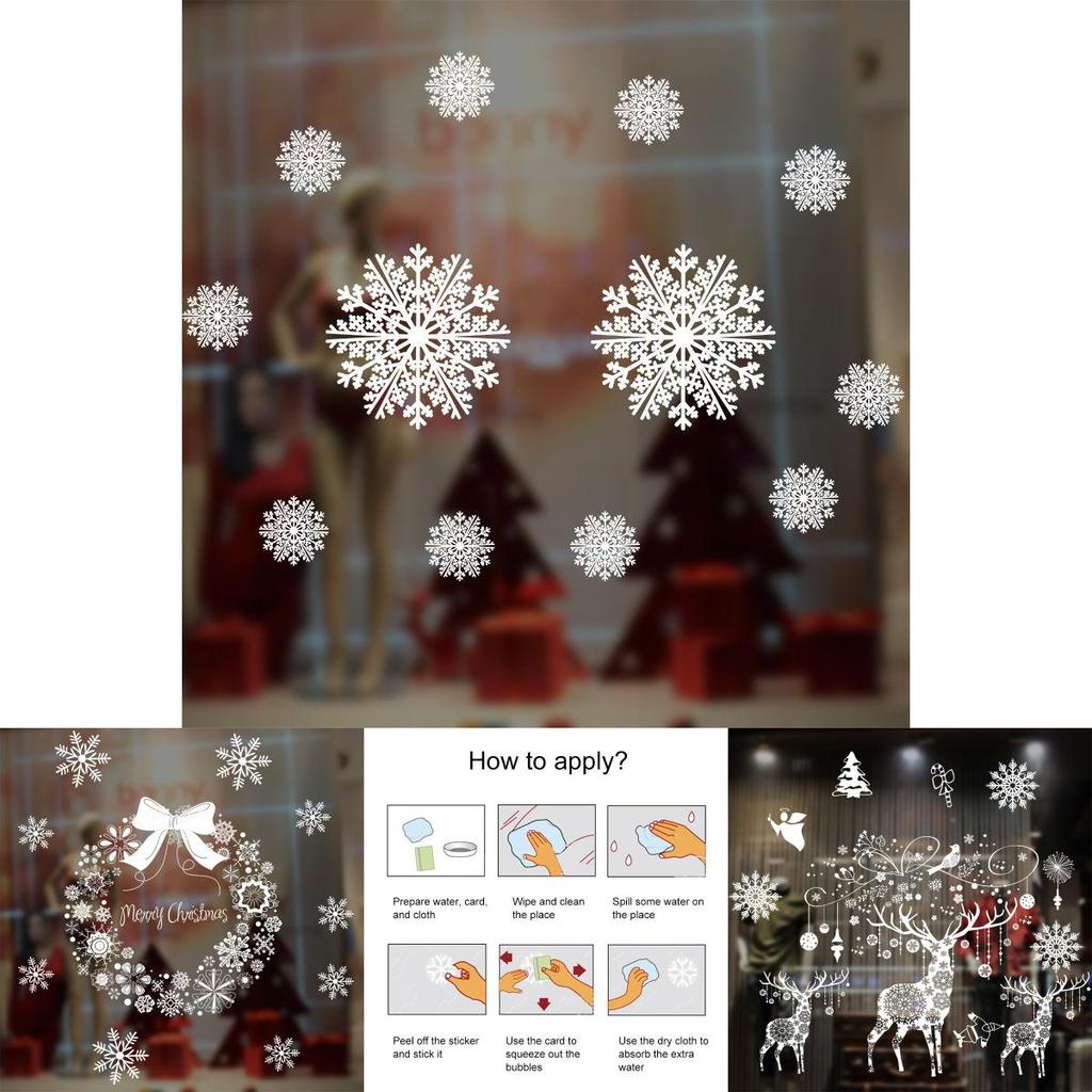 Charming Christmas Window Stickers With Whimsical Santa Art For Festive Decor In Every Space