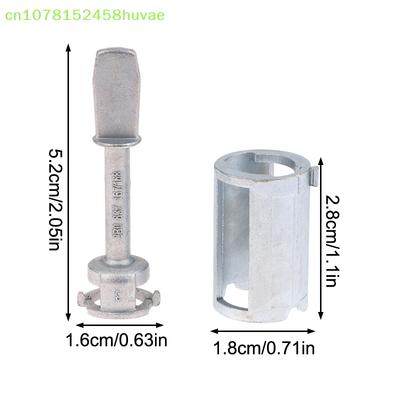 Kit de réparation 7 pièces Outils Cylindre de serrure de porte en métal Kit de réparation de barillet Accessoires pour cylindre de serrure de voiture OE 3B0 837 167/168