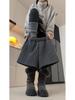 Women's High-Waisted Cotton Linen Loose A-Line Shorts with Diamond Texture - Winter 2026 Arrivals