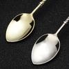 Vintage Coffee Spoon No Odor Exquisite Flower Carving Soup
